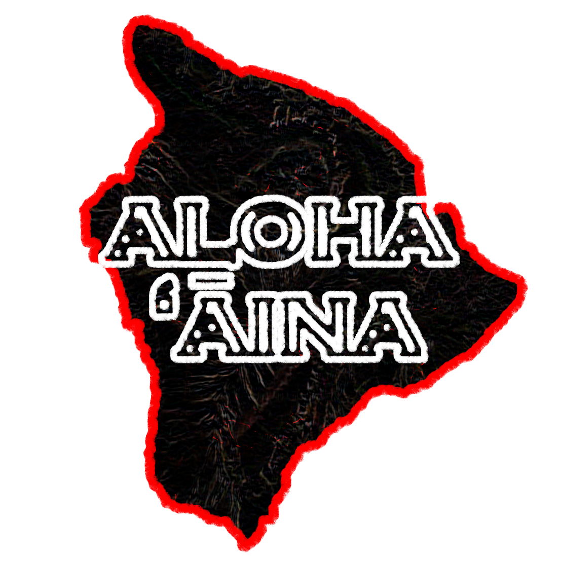 Aloha 'Āina Logo (aloha lava) Aloha Aina Logo